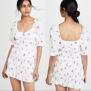 For Love & Lemons Tarte Eyelet smoked Dress Size S